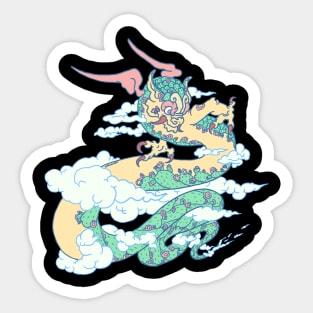 Desert Air Dragon - Oriental Style Sticker